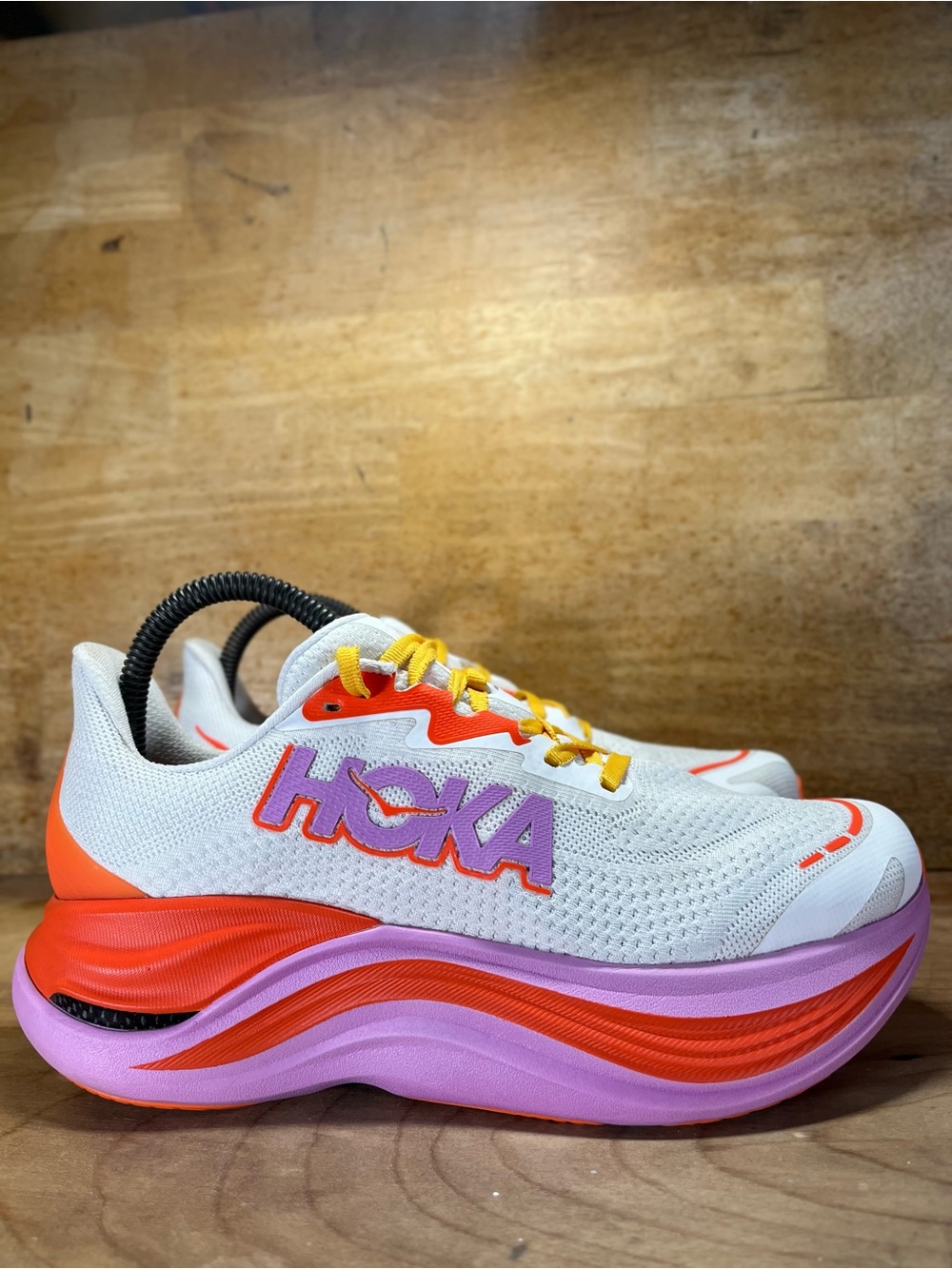 Hoka One One Skyward X Womens Size 7 Running Shoes Sneakers Frost Lupine